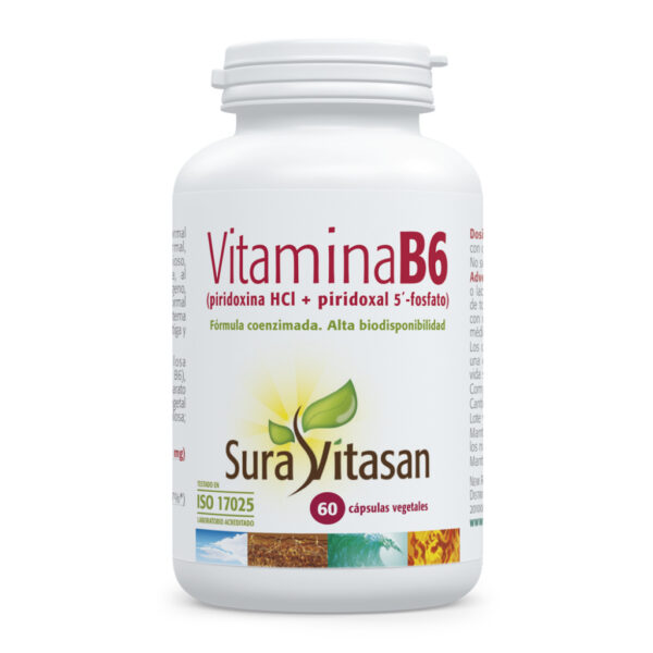 Vitamina B6 60 cáspulas Suravitasan