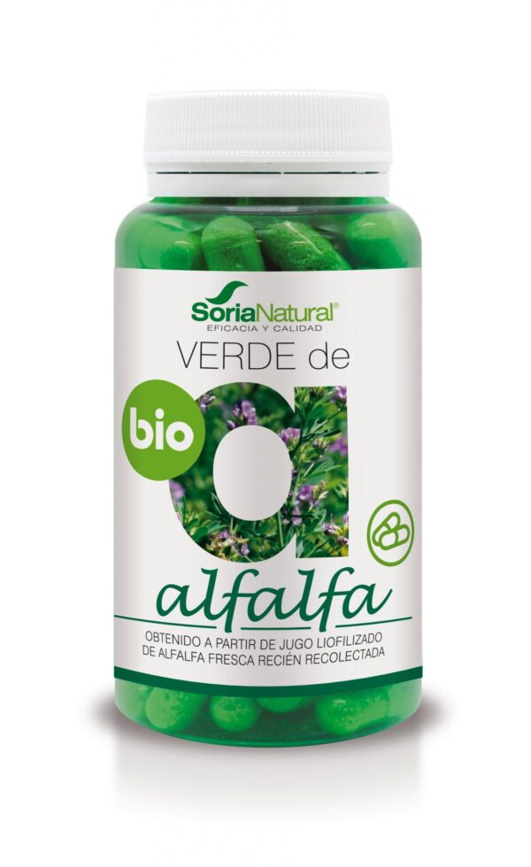 Verde de alfalfa 80 cápsulas Soria Natural