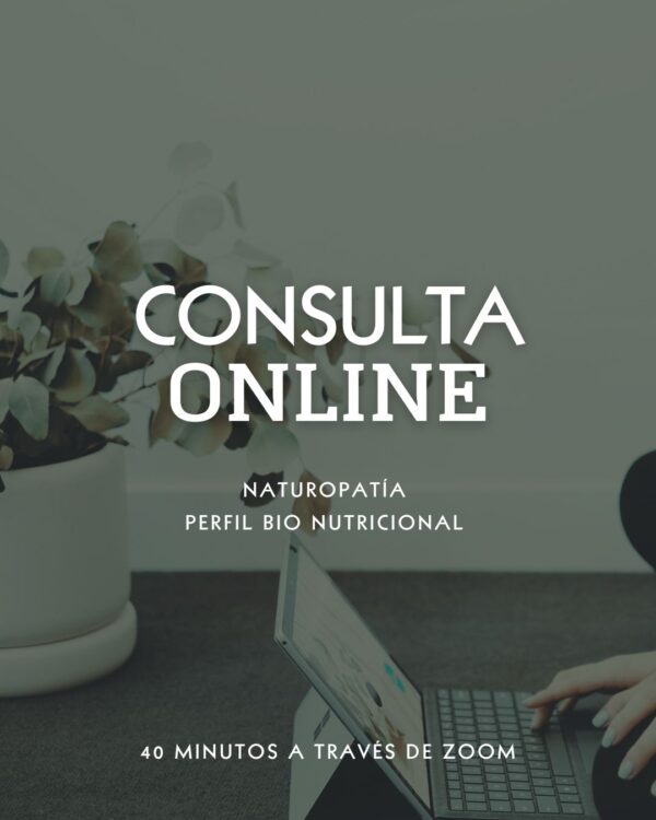 Consulta online de naturopatía con perfil bio nutricional