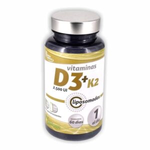 Vitamina D3 + K2 liposomada 60 cápsulas Pinisan