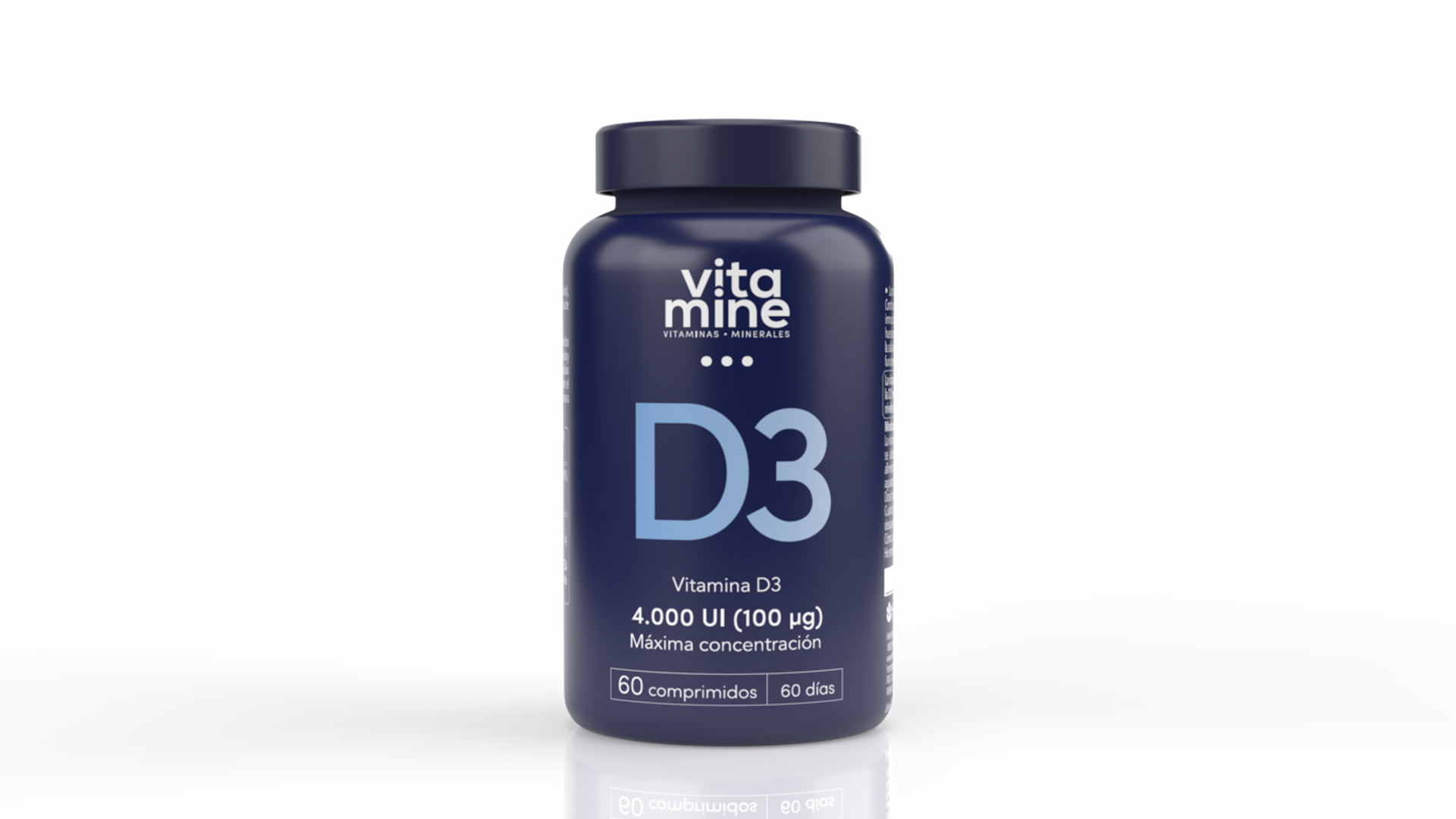 Vitamina D3 4000UI 60 comprimidos Herbora