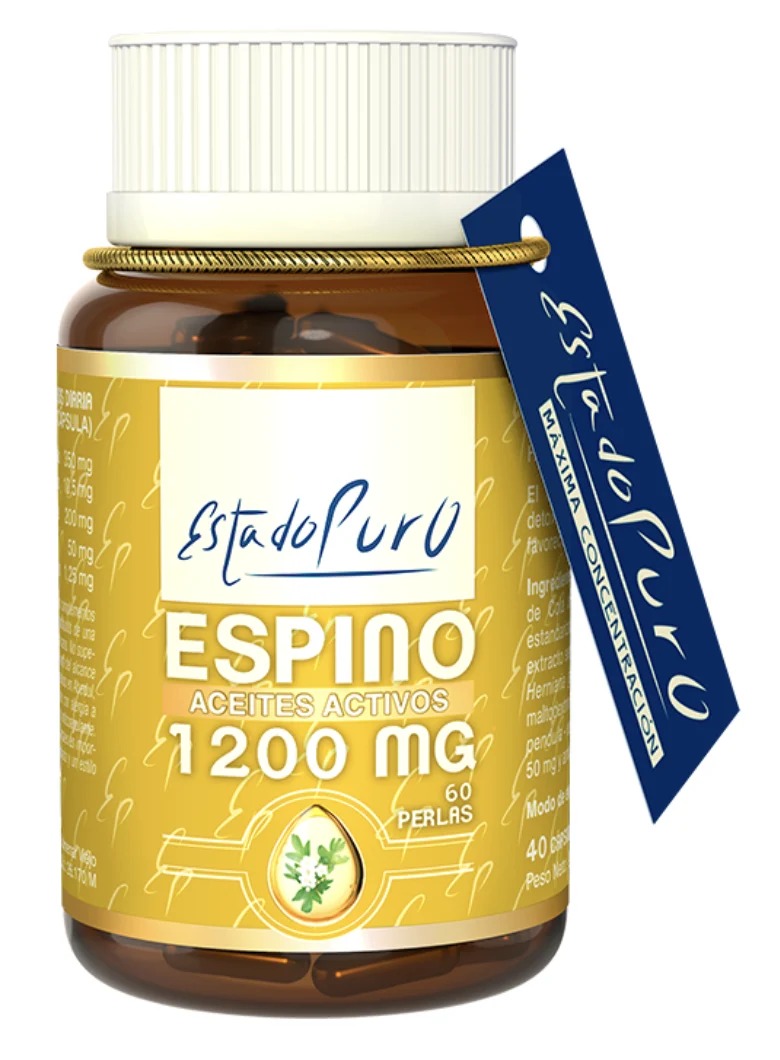 Espino blanco 1200mg 60 perlas Tongil Estado Puro