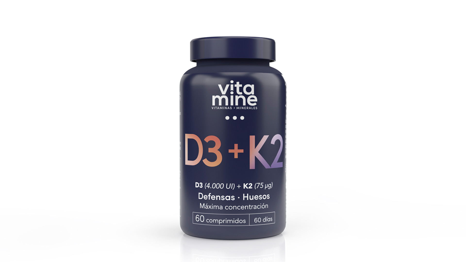Vitamina D3+K2 60 comprimidos Herbora
