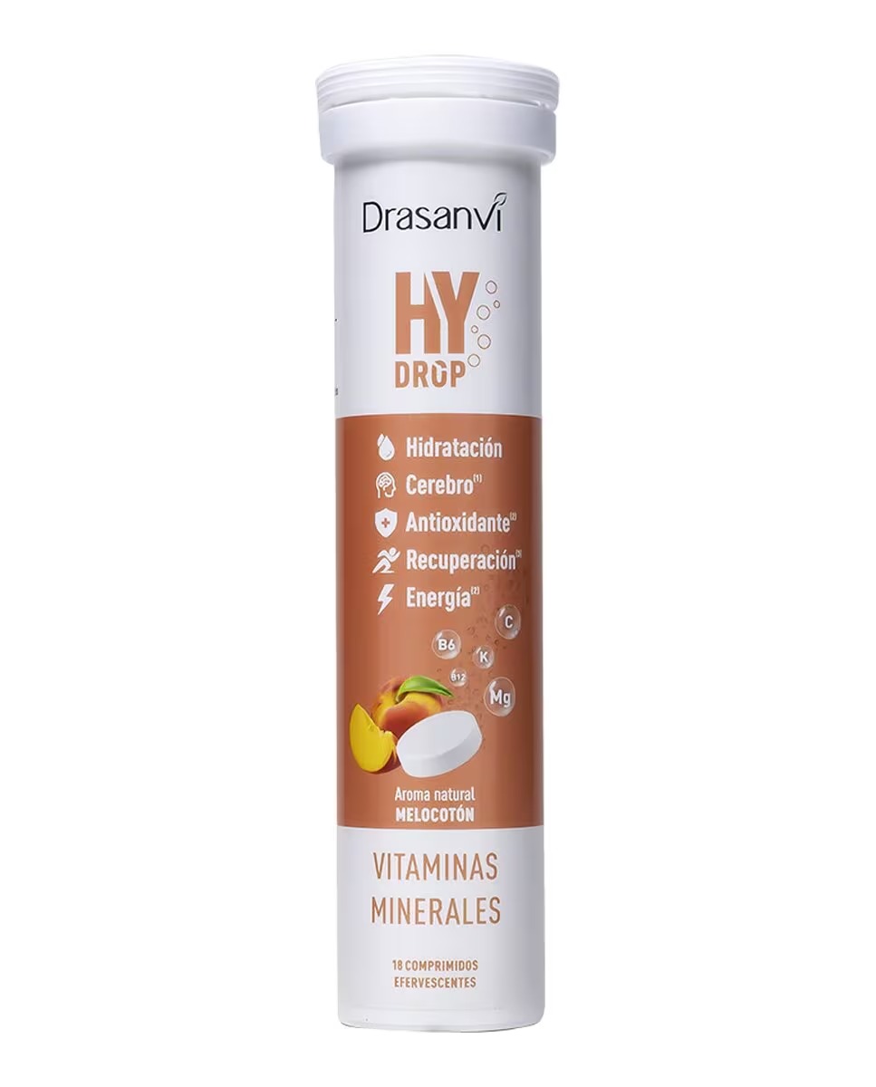 Hydrop electrolítos sabor melocotón 18 comprimidos Drasanvi